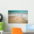 thumbnail image 1 of Two Starfish Beach Wall Mural by Wallmonkeys Peel and Stick Graphic (18 in W x 12 in H) WM143625, 1 of 4
