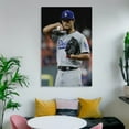 thumbnail image 6 of Yu Darvish Canvas Poster Wall Art Picture Painting Poster Canvas Print Posters Artworks Bedroom Living Room Decor 20x30inch(50x75cm), 6 of 6