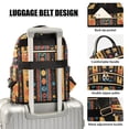 thumbnail image 3 of FORMRS Mini Backpack Purse for Women Travel Daypack Casual Shoulder Bag, Orange Geometric, 3 of 7