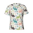 thumbnail image 4 of Qekee Easter Rabbit Classic Fit T-Shirt Men's Shirt Men's Tight Short Sleeves for Exercise, Running, Mountaineering - Easter Rabbit, 4 of 9
