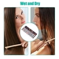 thumbnail image 5 of 2 Pcs Hair Comb Wide Tooth for Thick Curly Hair Hair Care Detangling Comb 2.5mm Thick Purple Blue Brown, 5 of 6