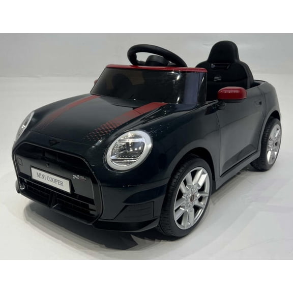 Rugerasy 12V Ride on Car with Remote Control,Electric Car with Music and Led Light -Battery PoweRed Ride on Toy,Gift for Your Dears,Black