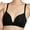Black, variant on ! Gkeoshab Bra Gifts For Women Comfortable Thin Traceless No Steel Ring Converged And Adjustable Back Bra Navy Blue 32