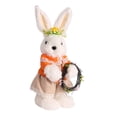 thumbnail image 4 of Muñeco de conejo de Pascua de peluche Regalos de Pascua Conejo de Pascua de pie de dibujos animados Conejo de Pascua 12cmx9cmx26cm, 4 of 9
