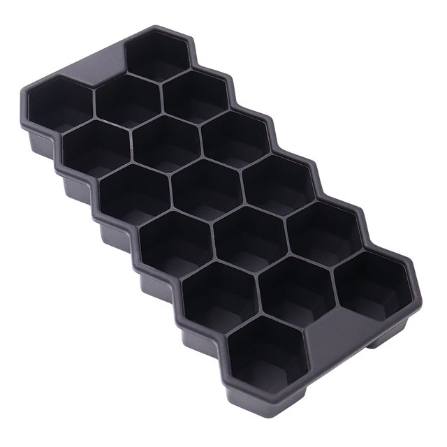 Aidoshy New 17 Cells Honeycomb Ice Tray Silicone Odorless Silicone Ice Tray Ice for freezer, Chilling Drinks, Whiskey & Cocktails, BPA-Free