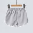 thumbnail image 2 of Unisex Kids Solid Athletic Shorts, White Binding Elastic Waist Summer Beach Sports Shorts for Boys Girls 2â12 Years, 2 of 7