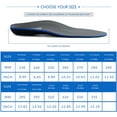 thumbnail image 6 of WalkHero Adult Unisex Arch Support Insoles Plantar Faciitis Orthotics Inserts Relieve Flat Feet High Arch Foot Pain Insoles, 6 of 8