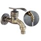 thumbnail image 5 of Grifo de baño de jardín con grifo de pared tallado antiguo, grifo decorativo para fregona Bronce, 5 of 9