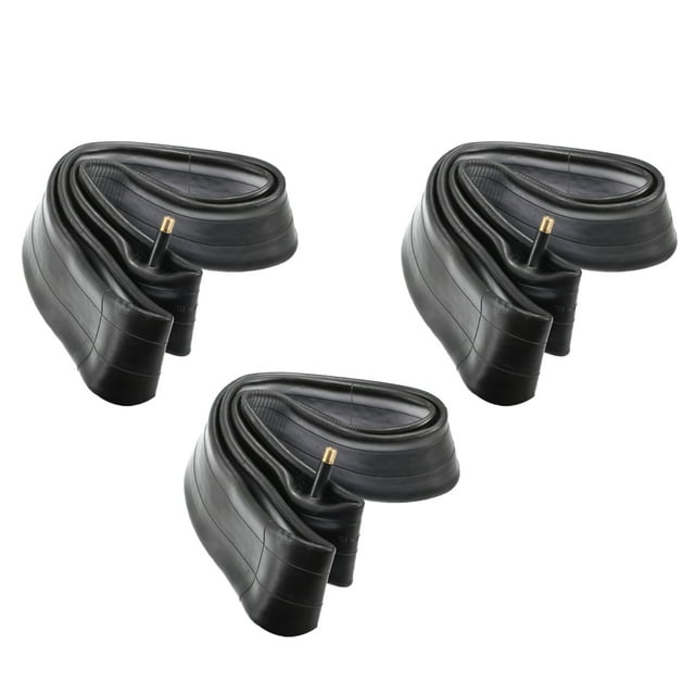 Unique Bargains 3 Pcs 18 inch Bike Inner Tube Rubber 29mm Long Straight Valve Bicycle MTB Inner Tire Tubes 18*2.125/2.4