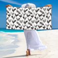 thumbnail image 5 of Picia Funny Chicken Print Silver Fox Velvet Beach Towel,Quick-Dry Beach Towel,Lightweight Travel Towel,Portable Beach Towels, 5 of 6