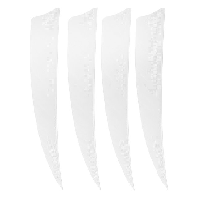 Feather Fletching, Feather Vanes Simple Control 4 Inch for Outdoor Arrows for Archery Black,Red,Blue,Green,White,Orange,Yellow