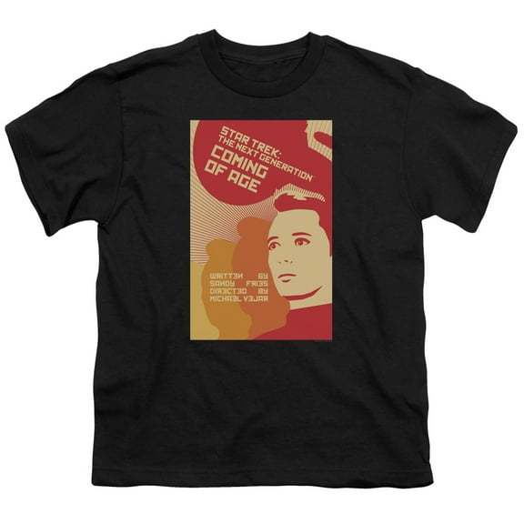 Star Trek - Tng Season 1 Episode 19 - Youth Short Sleeve Shirt - Small