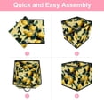 thumbnail image 6 of RATGDN Collapsible Fabric Cube Storage Bin with Double Handles for Living Room Bedroom Office Black - Lemon Juice Fruit, 6 of 7