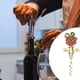 thumbnail image 5 of Abridor de botellas navideño, sacacorchos decorativo multifuncional y novedoso para vino. Rojo, 5 of 7
