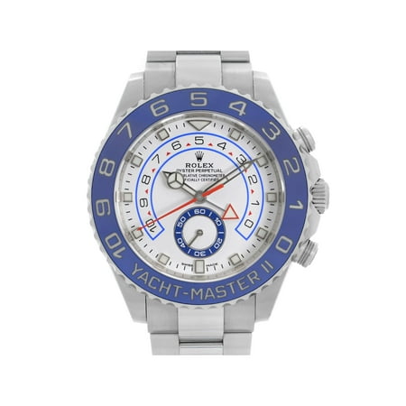 Rolex Yacht-Master II 44mm Steel White Dial Automatic Mens Watch 116680