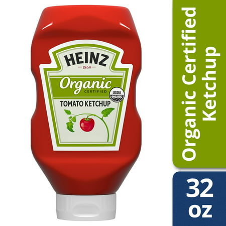 Heinz Organic Certified Tomato Ketchup, 32 oz
