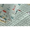thumbnail image 5 of Ambesonne Lighthouse Quilted Bedspread Set 3 Pcs, Message Bottle Gulls, King Size, Multicolor, 5 of 5