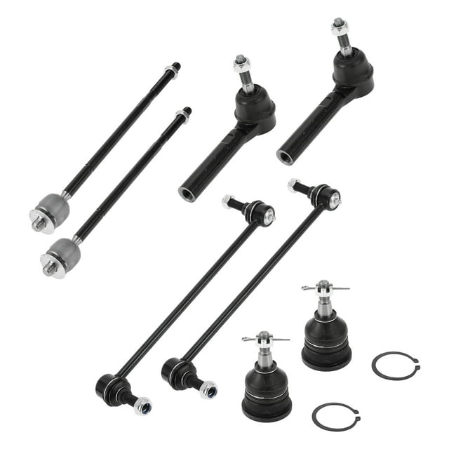 8pcs Front Suspension Kit Inner Outer Tie Rod End Sway Bar Link Ball Lower Joint for Volkswagen Routan