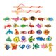 thumbnail image 1 of Juego magnético de madera y juego de captura de , cognición de la vida marina para juegos de mesa, regalos de cumpleaños, preescolar + niñas bo 31 Macarena Juguetes de juego de pesca, 1 of 8