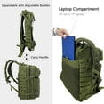 thumbnail image 6 of WOLT | 50L Camping Backpack--Large Multifunction Outdoor Molle Bag Backpacks Green, 6 of 7