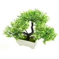 thumbnail image 2 of Artificial Plant Bonsai Potted Simulation Pine Tree Office Room Table Decoration, 2 of 9