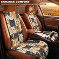 thumbnail image 3 of CHAQLIN Cats Car Seat Covers for Front Seats for Pet, Washable Non Slip Car Front Seat Covers for Most Sedan SUV, Polyester Fabric Automotive Protector Pads, 3 of 7