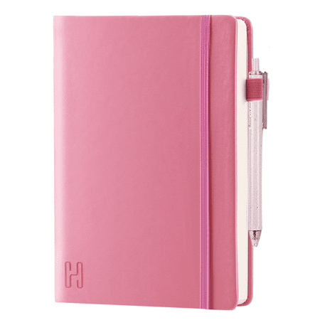 Two Page Daily Planner 2019-2020 Planner, Hommie Daily & Weekly & Monthly Planner with Pen Holder, Back Pocket, 8.4