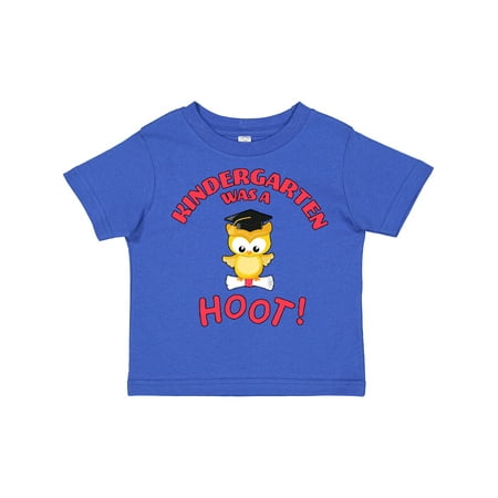 

Inktastic Kindergarten Was a Hoot! Cute Graduation Owl Gift Toddler Boy or Toddler Girl T-Shirt