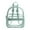 Green, variant on LSLJS Clear Backpack for School, Transparent Bookbag PVC Large Capacity Transparent Backpack School Bag Beach Bag for College Work Travel Festival