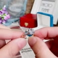 thumbnail image 6 of K-KED Charm Wedding Band 14k Gold Plated Rings Cubic Zirconia Delicate Jewelry Size 6-10-8, 6 of 6
