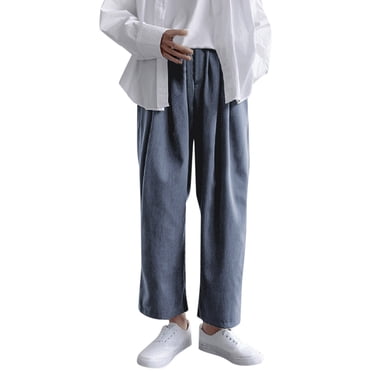 Ketyyh-chn99 Mens Sweatpants Summer Beach Loose Trousers Stretch Relaxed Fit Flat Front Pant with Pockets Black,XL
