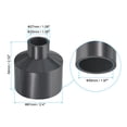 thumbnail image 2 of Uxcell 2x0.8" ID Reducer Pipe Fitting PVC Straight Socket Coupling Connector, Grey 3 Pack, 2 of 5