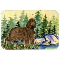 Caroline's Treasures Field Spaniel Glass Cutting Board Large