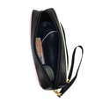 thumbnail image 2 of Cuir Voyage Portable Small Makeup Bag, Rangement Multifonctionnel Bag, Rétro Arc-en-Ciel Couleur Rose Crayon Cas, 2 of 4