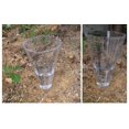 thumbnail image 3 of Medidor de lluvia cónico de 10*21,5 CM, medidor de lluvia, taza medidora de lluvia para jardín al aire libre con doble escala de plástico transparente TUNC Sencillez, 3 of 5