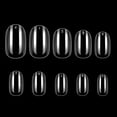 thumbnail image 5 of Makartt 500pcs Short Oval Fake Nails Tips Press on Nails Acrylic Full Cover Clear False Nails,10 Sizes, 5 of 8