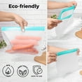 thumbnail image 5 of Ecoberi 12 Pack Reusable Food Storage Bags, Airtight, Lunch, Snacks, Travel, 5 of 10