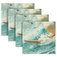 thumbnail image 5 of Qxltty White Duck Napkins 20×20in Perfect for Parties Dinners Weddings Cocktail Housewarming Cloth Napkins Set of 4, 5 of 8