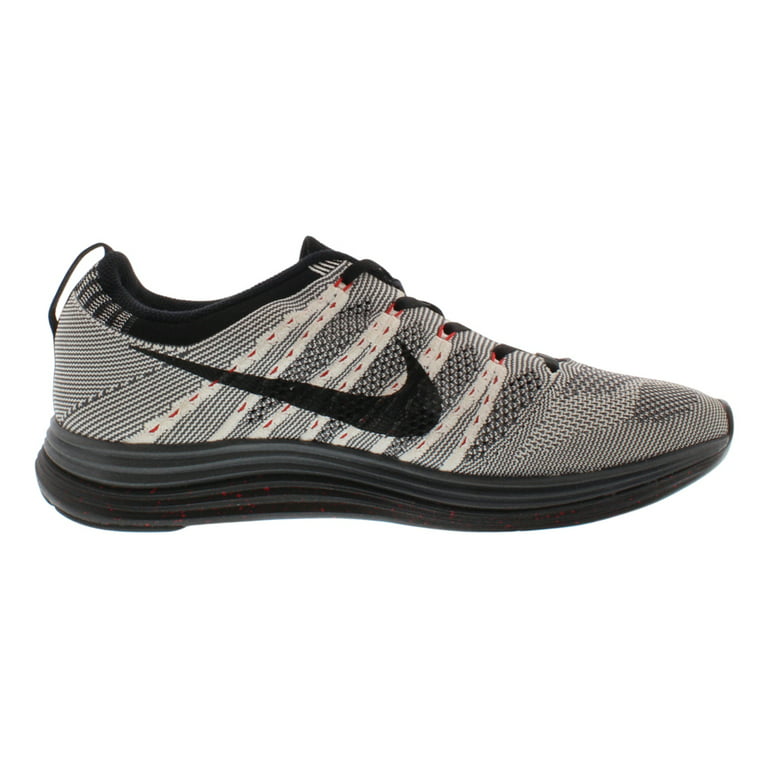 Doe herleven Versnellen het internet Nike Flyknit Lunar 1 Running Men's Shoes Size 7, Color: White/Black/Dark  Grey/University Red - Walmart.com
