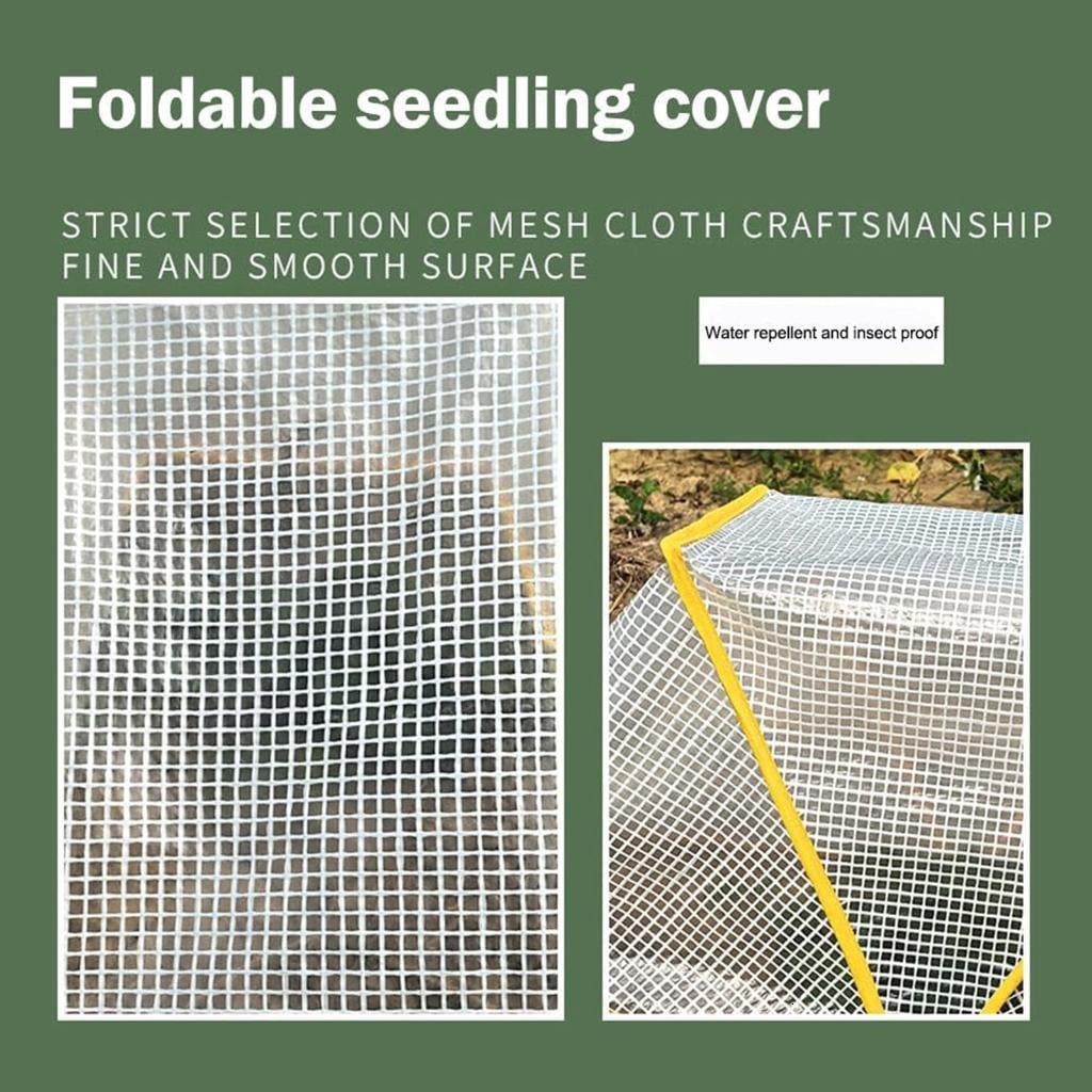 HONCLL Ventilated Plant Guard Covers Animal Barrier Expandable Cage System for Tomatoes Strawberries Flower Beds Balcony Garden