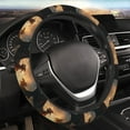 thumbnail image 5 of Salouo Castle Cool Fire Dragon Print Elastic Car Steering Wheel Cover - 15'' Non-Slip Car Wheel Cover Protector - Universal Car Accessory for Diverse Cars, 5 of 6