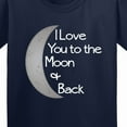 thumbnail image 4 of Inktastic I Love You to the Moon & Back. Youth T-Shirt, 4 of 5