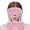 Pink, variant on TELOLY Sleep Mask Cooling Ice Gel Eye Mask for Sleep Reusable Eye Mask for Headache and Stress Relief Green