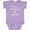 Lavender, variant on Inktastic Great Grandmas Favorite Heart Great Grandchild Boys or Girls Baby Bodysuit