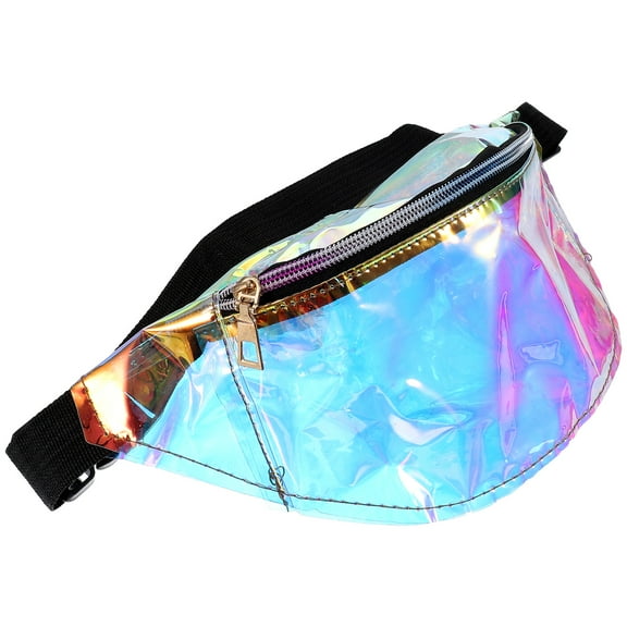 1pc Fanny Pack Chest Bag Waist Bag Transparent Dazzing Bag for Beach Party