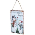 thumbnail image 5 of Christmas PlaqueChristmas Snowman Pattern Hanging Decoration Plaque Board Hanging Plaque Maximized Efficiency, 5 of 5