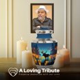 thumbnail image 4 of Yatskia Lightning Moose Urn for Ashes for Women, Large Burial Urns for Human Ashes Adult Man, Cremation Keepsake Urns for Adult Ash, (Tasty 10 Inch and 3 Inch), 4 of 8