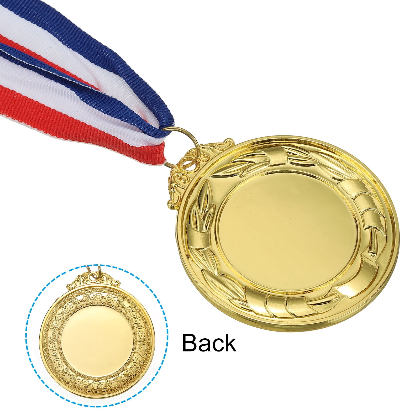 Uxcell Blank Award Medals, 10 Pack Gold Winner Medal for Competitions