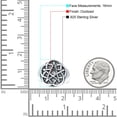 thumbnail image 4 of Celtic Vintage Style Star Ring Oxidized 925 Sterling Silver Size 5, 4 of 6