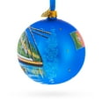 thumbnail image 4 of Dom Luis I Bridge, Porto, Portugal Glass Ball Christmas Ornament 4 Inches, 4 of 6